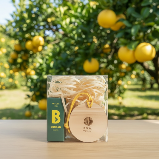 文旦エッセンシャルオイル＆桧アロマプレート セット